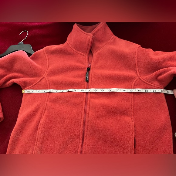 CLEARANCE EUC Cabela’s Women’s Medium Peach Color Fleece Jacket1 - Picture 2 of 8